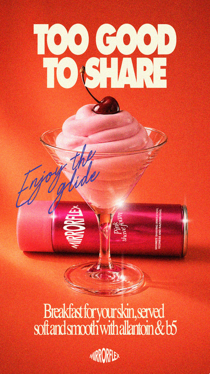 Pink Shave foam