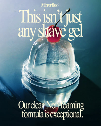 Clear shave gel