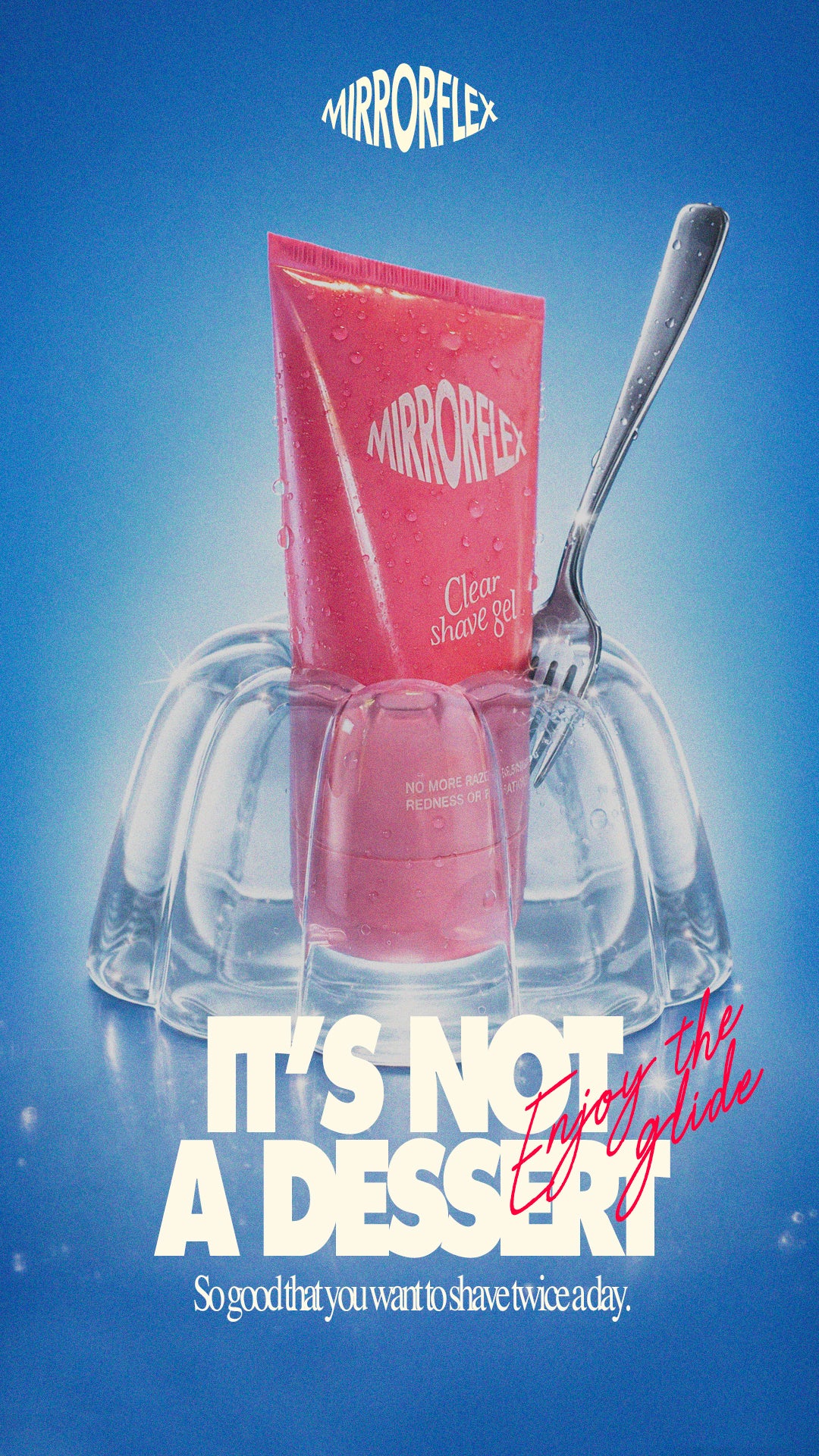 Clear shave gel