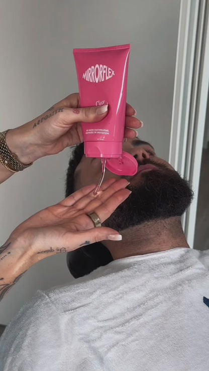 Clear shave gel